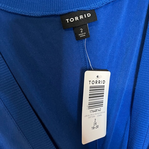 NWT Torrid mini jersey ruched bodycon dress size 2 - Picture 2 of 4